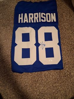 Signed Marvin Harrison Jersey