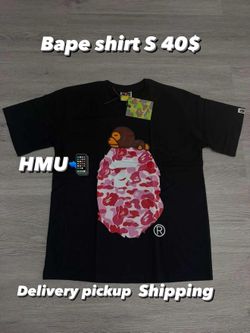 Bape shirt size S pink