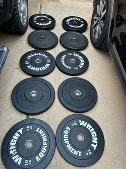 Bumper plates 260 lbs $350