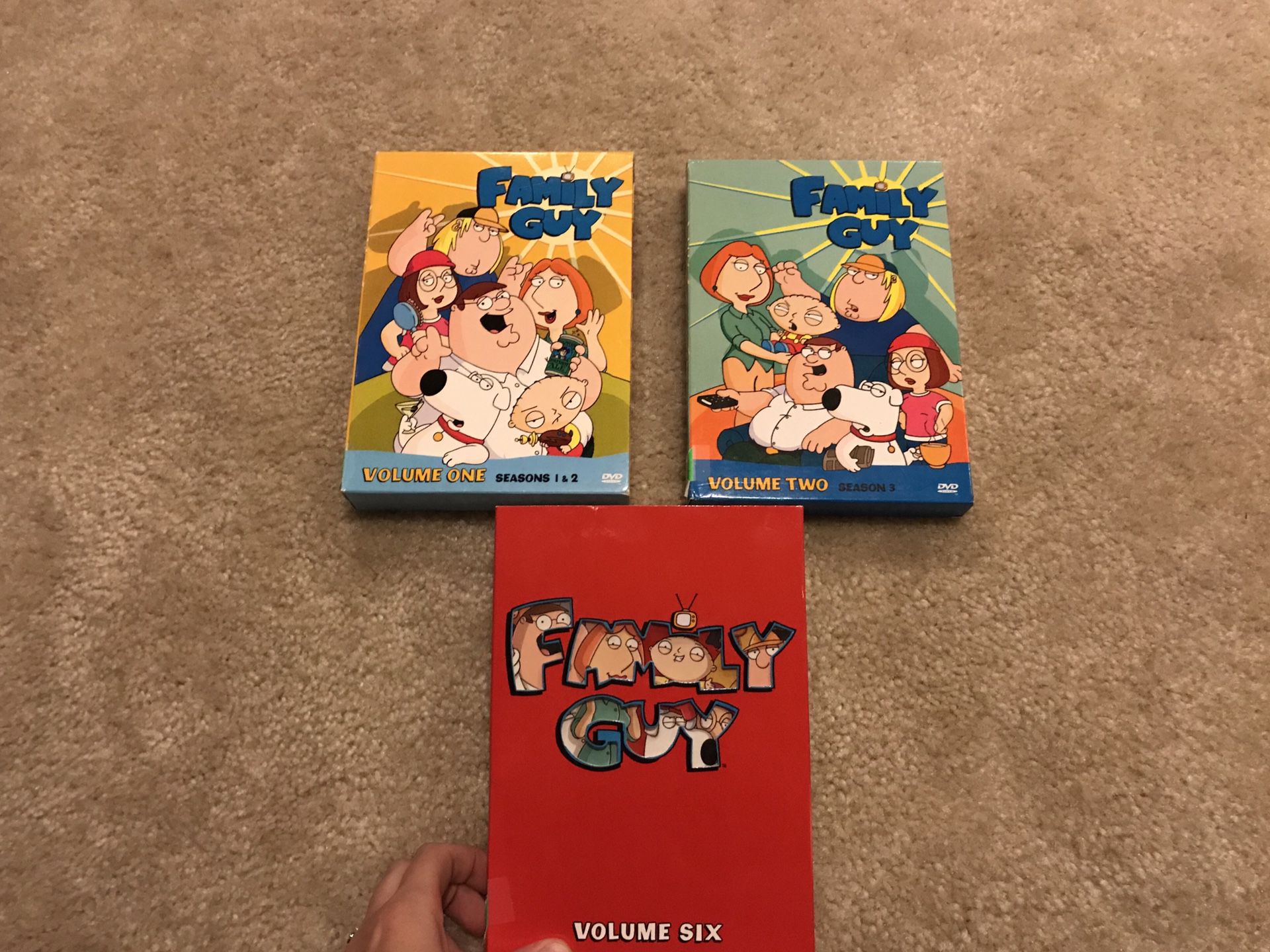 Family Guy Volume 1, 2 & 6