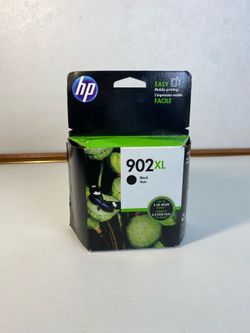 HP 902XL Black Ink Cartridge OEM T6M14AN NEW Sealed Box
