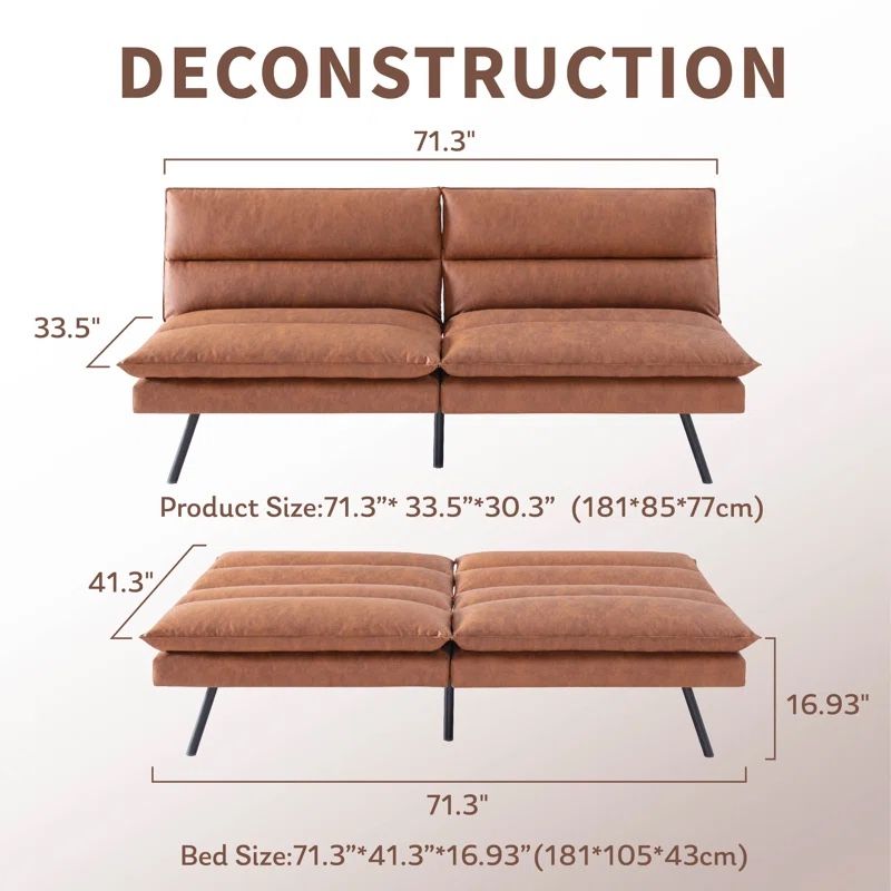 Convertible Sofa Futon