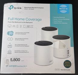 TP-Link Deco X25 Mesh Wi-Fi 6 System 3-Pack