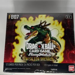 Dragon Ball Fusion World Wish Shenron Sealed Booster Box