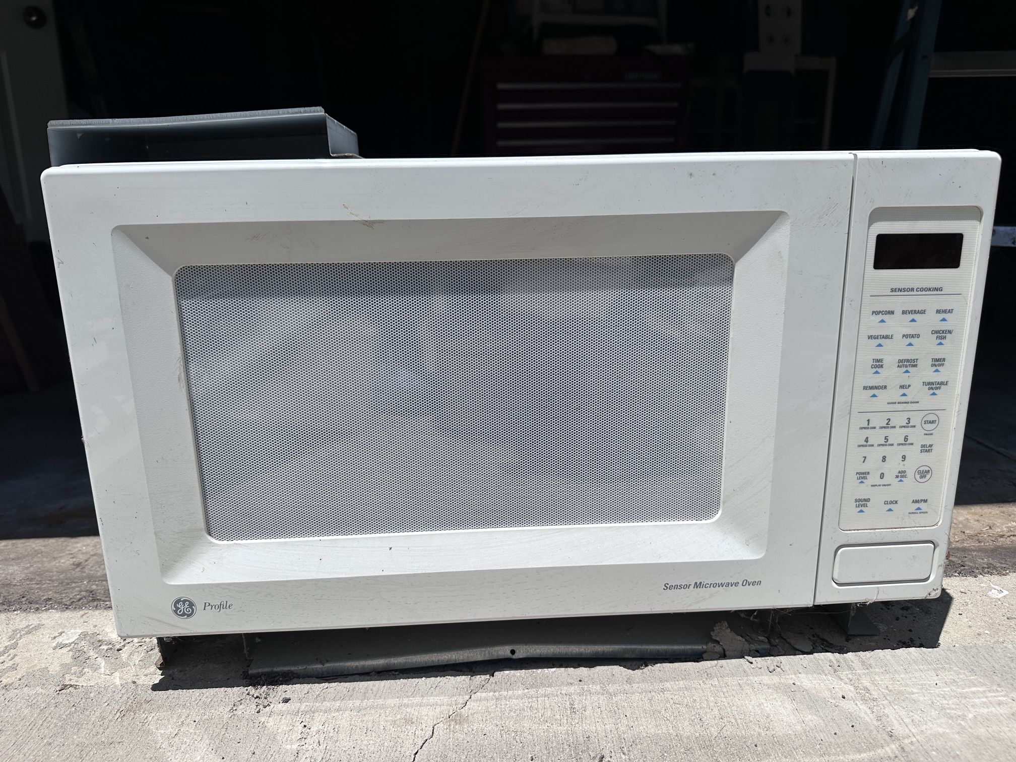 GE profile built-in microwave