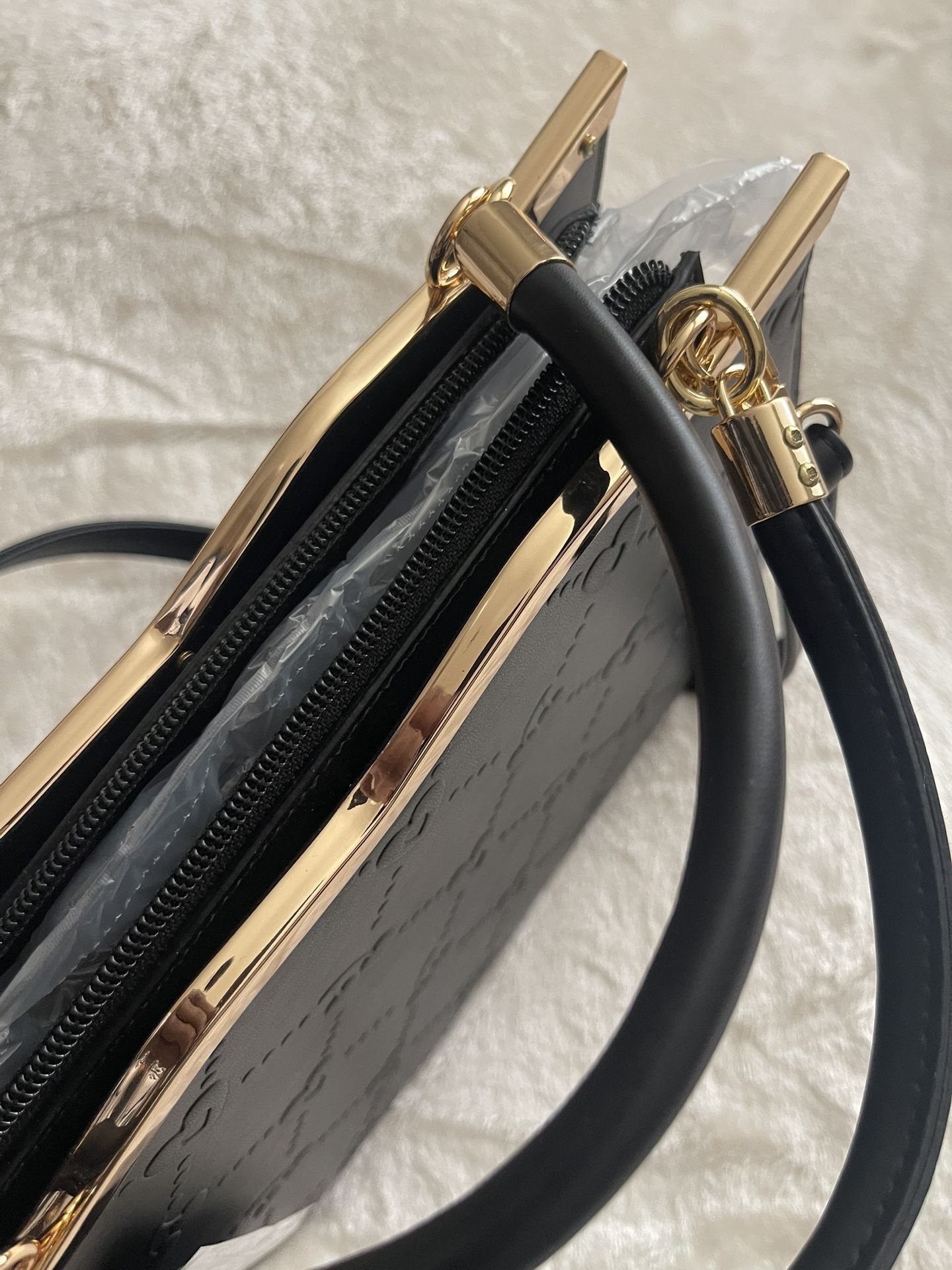 Amour Papillon Black Tote