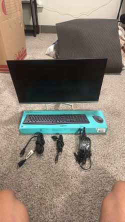 FREE! HP monitor & brand new Logitech mk120 keyboard