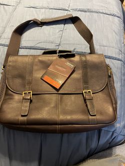 Samsonite Leather Flap Over Case