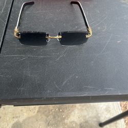 Cartier White wood Sunglasses authentic