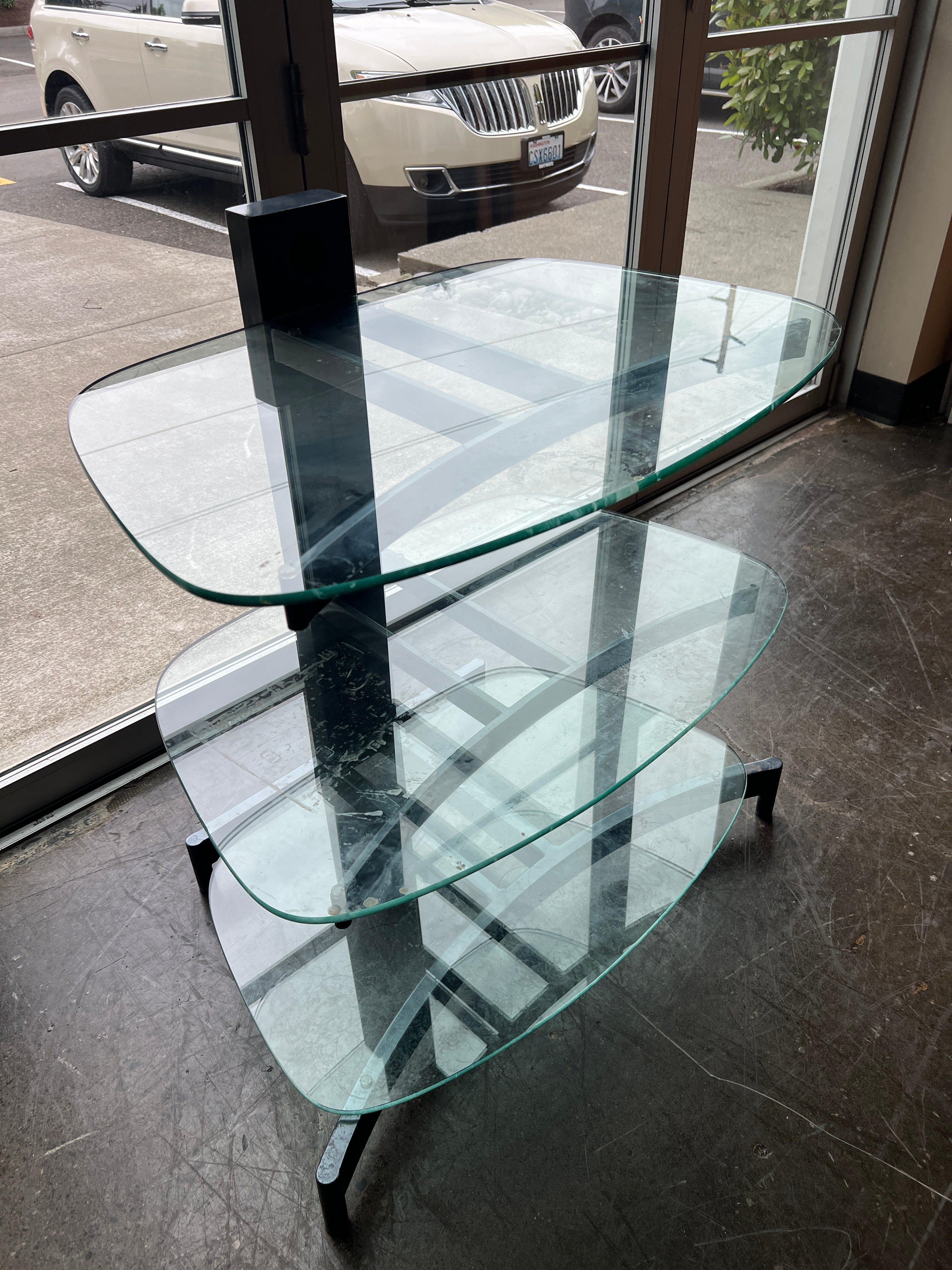 Glass TV Stand