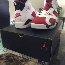 BRAND NEW NIKE AIR JORDAN VI “CARMINE” SZ 10