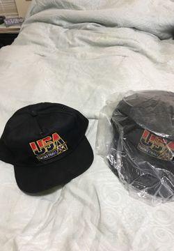 BLACK 1992 McDonalds Dream Team Basketball Hats
