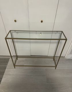 Glass Console Table