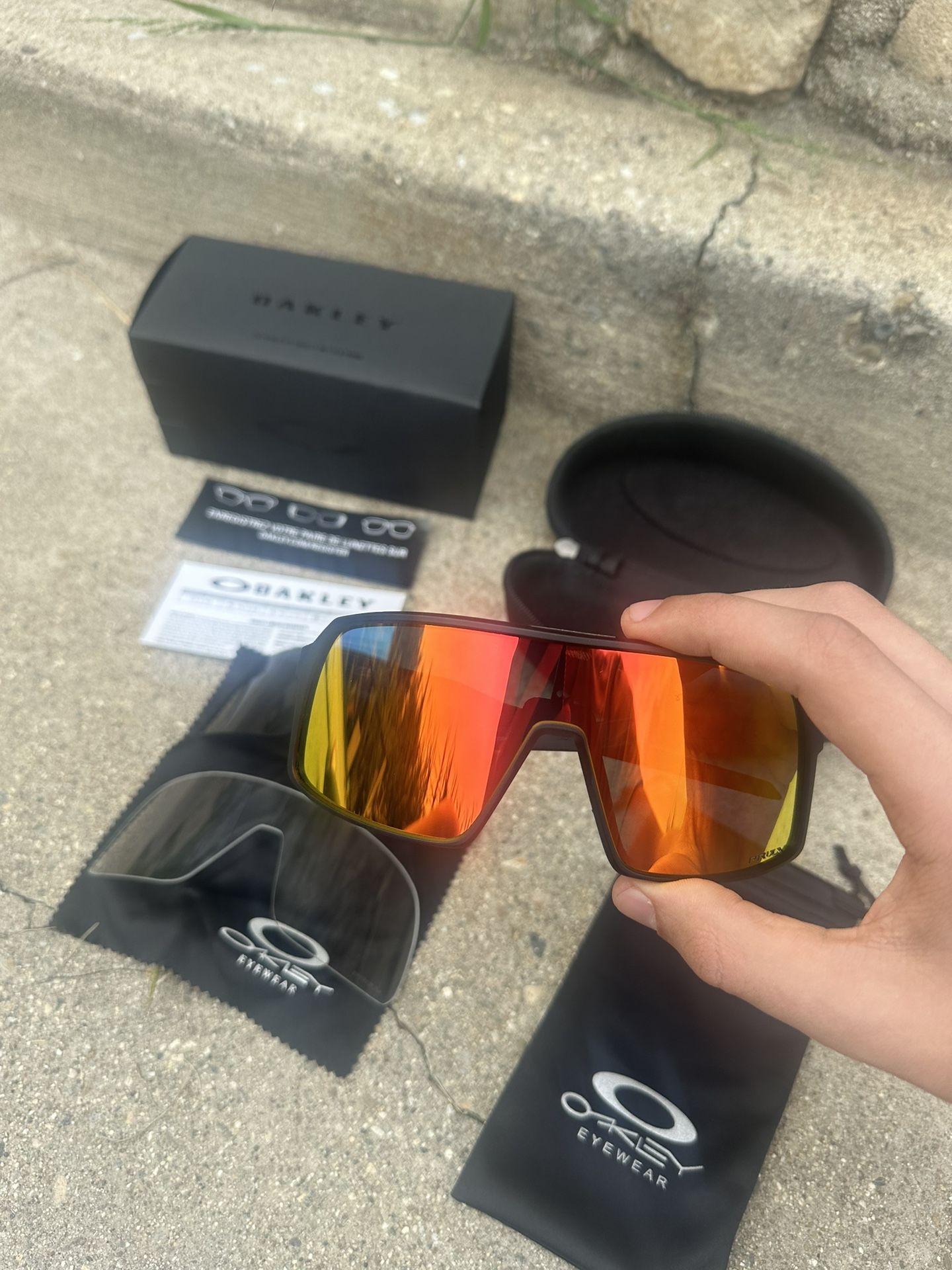Oakley Sutro Galaxy Orange Sunglasses