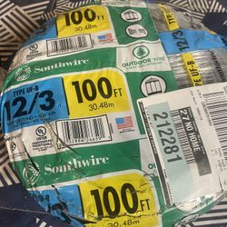 100 ft. 12/3 Gray Solid CU UF-B W/G Wire