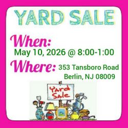 Yard Sale on Tansboro Road- Berlin - Winslow Township
