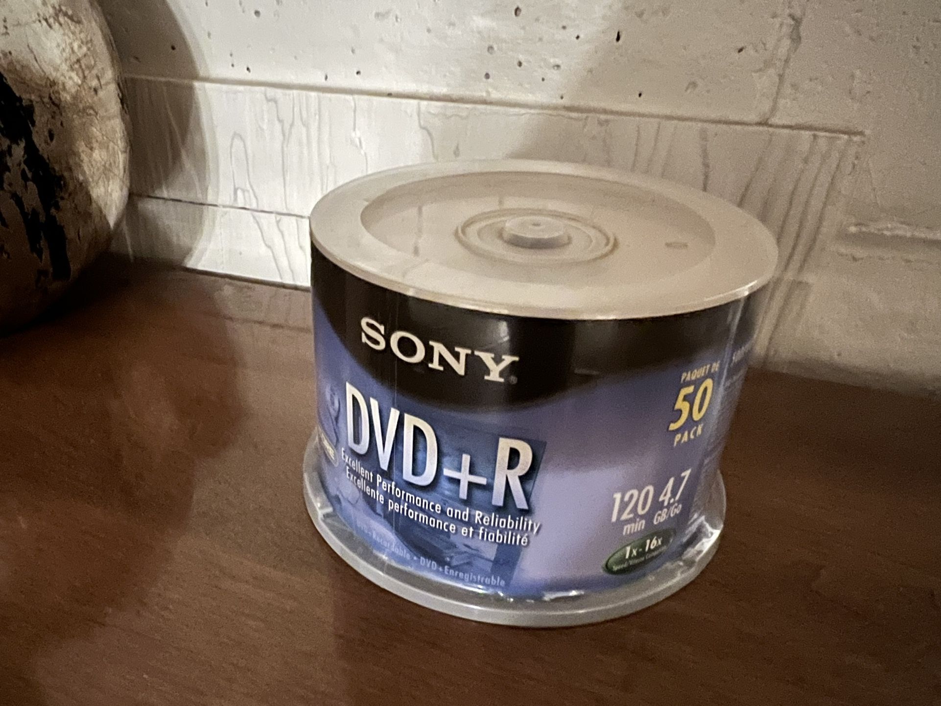 DVD R Pack Of 50 New Recordable CD’s