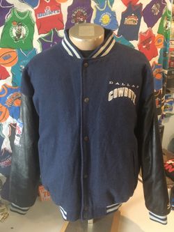 Vintage Dallas Cowboys Varsity Letterman Jacke Size L