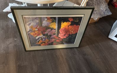 Gorgeous Floral Framed 32x27