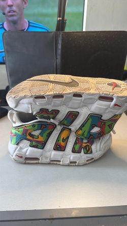 Nike air uptempo peace love smoosh