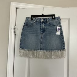 Blank NYC Women’s Fringe Skirt Size 26