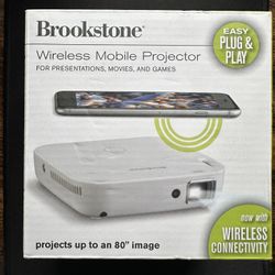Brookstone Wireless Mobile Projector