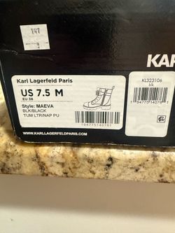 Karl Lagerfeld Paris Maeva Boots Size 7.5