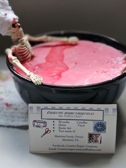 Decorative Skeleton Candles 