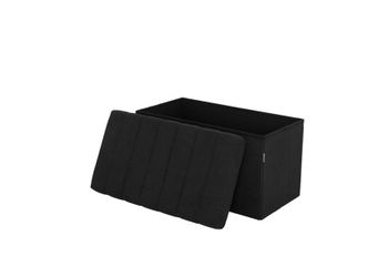 Seville Classics Boucle Foldable Storage Trunk