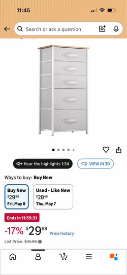 Small dresser