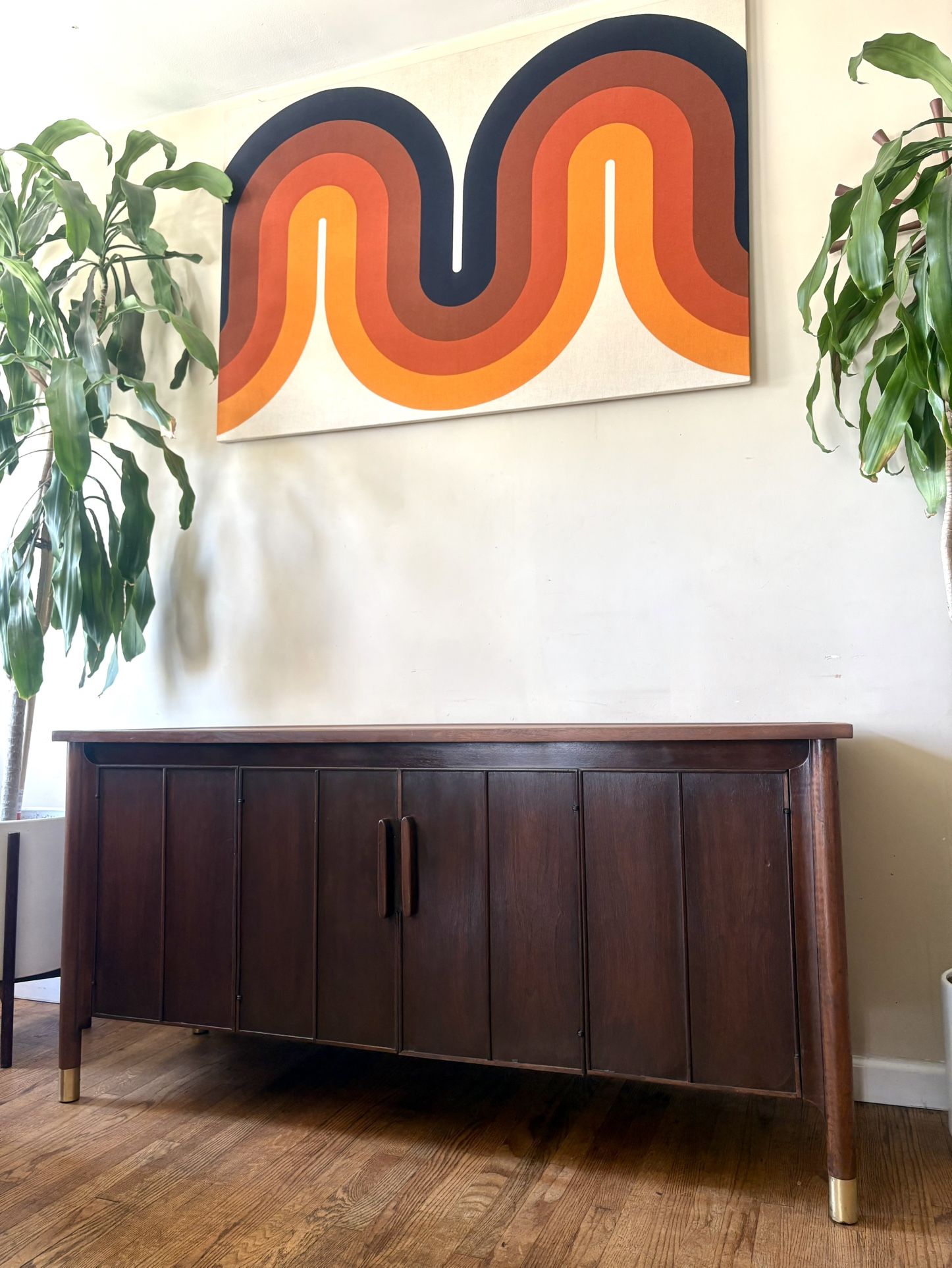 Elegant MCM Record Credenza