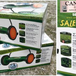 New In Box Scott’s Elite Reel Lawn Mower Sale 