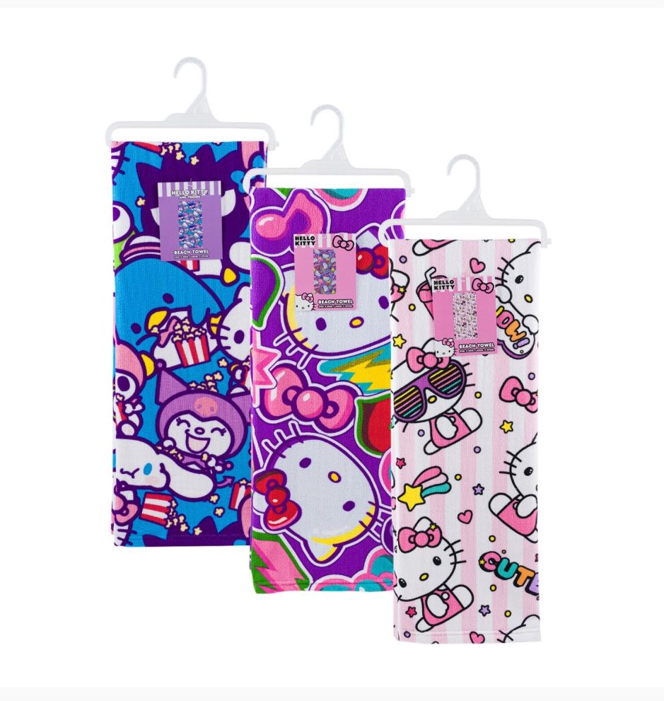 Hello Kitty & Friends Beach Towel - 27x54"