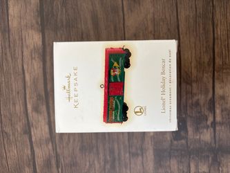 Hallmark Keepsake Lionel Holiday Boxcar Christmas Ornament 2009 QXI1095
