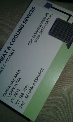 Heating @ cooling services