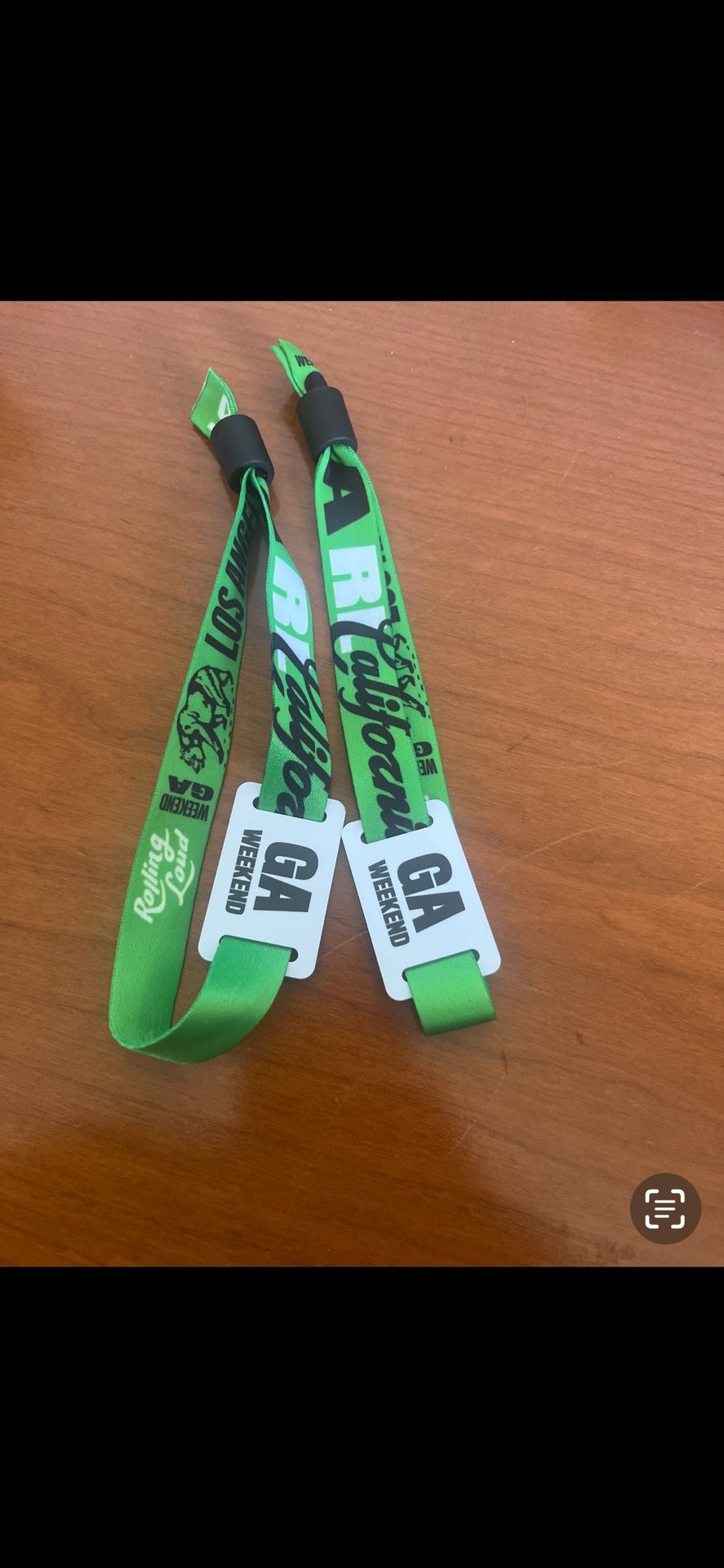 Rolling Loud Wristbands