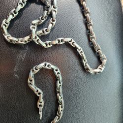 Titainium Necklace & Bracelet 