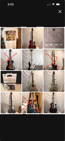Guitars And Bass Guitar, And Ukulele