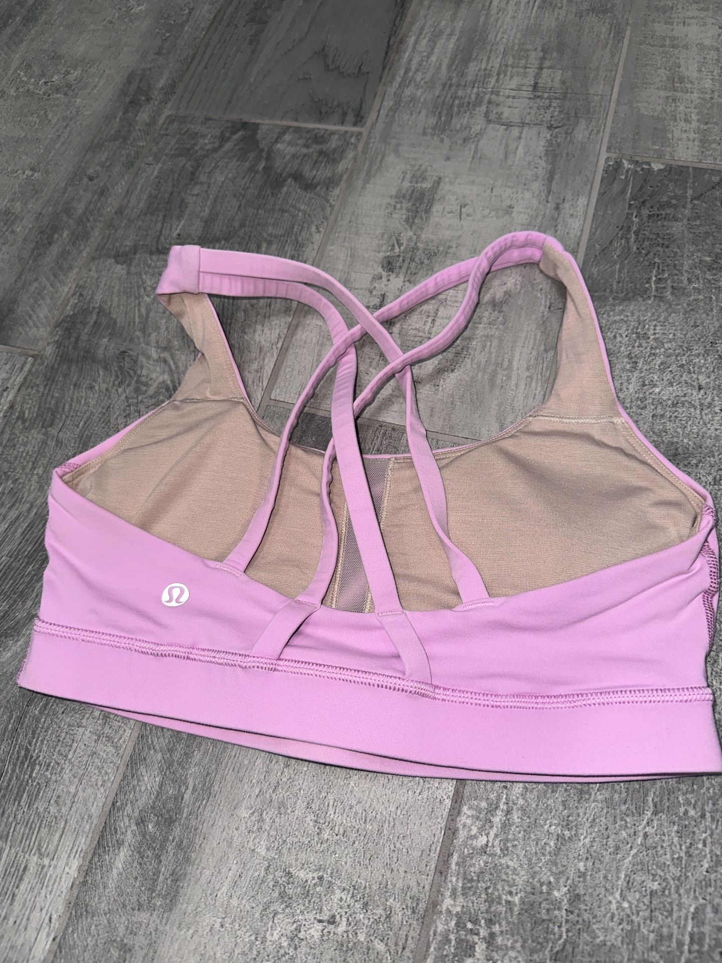 Lululemon Energy Pink Strappy Sports Bra