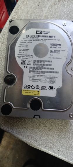 Western Digital WD5000AAKS 500gb Hard Drive