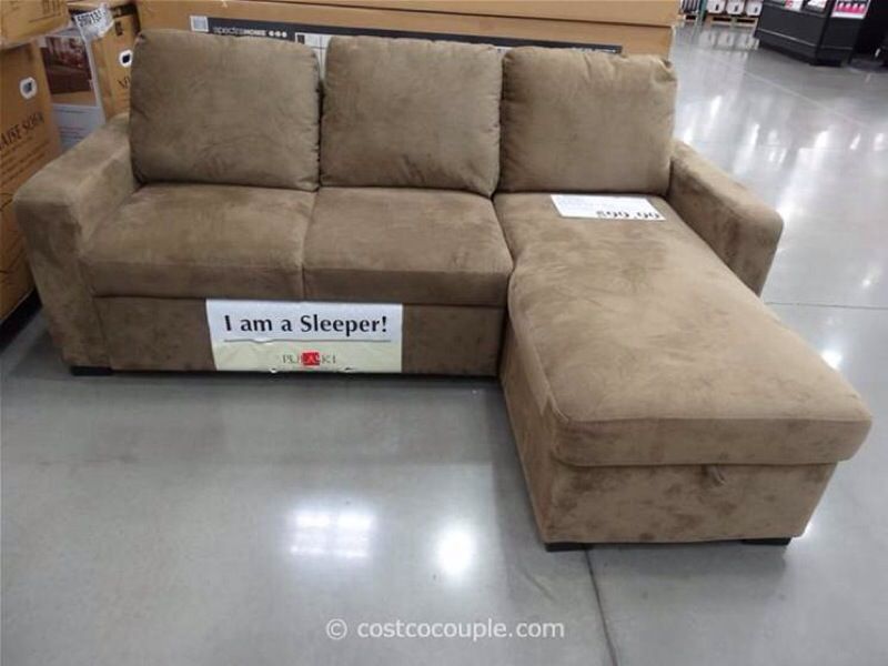 COSTCO PULASKI NEWTON CHAISE SECTIONAL WITH PULLOUT BED NEW for Sale in Gilbert AZ OfferUp