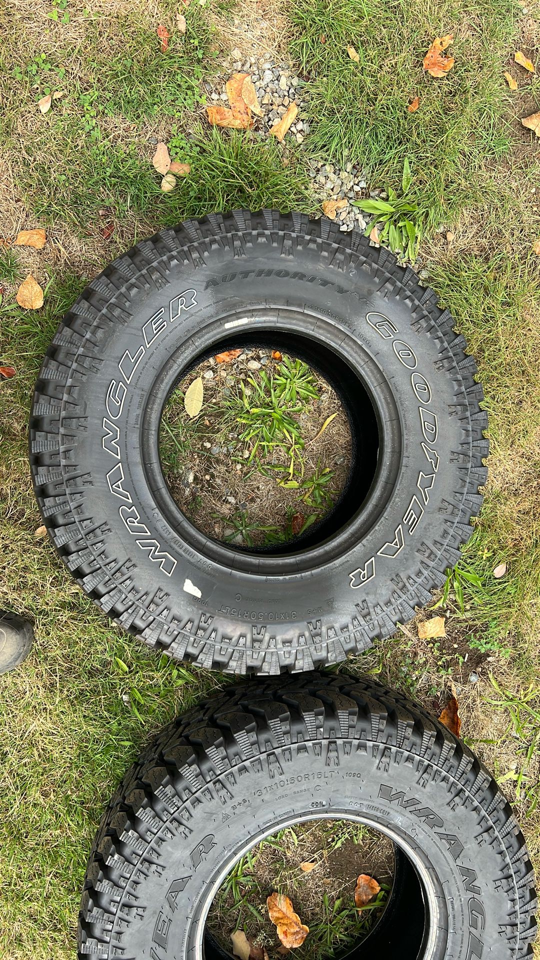 Two Goodyear Wrangler Authority A/T New