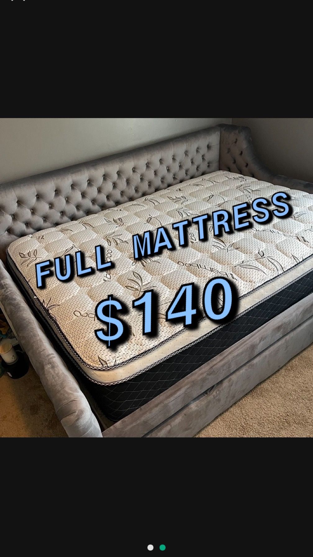 BRAND NEW PILLOW TOP MATTRESSES ✅ COLCHONES NUEVOS PILLOW TOP 💯‼️ QUEEN SIZE $150 ❌ $210 With Box Spring FULL SIZE $140❌ $200 With Box Spring💥