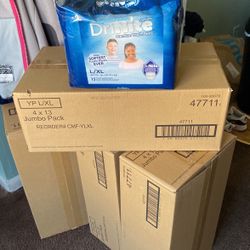 New girls pull-ups large extra large brand new 40 for the box. There are four packages in a box.