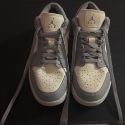 Nike Air Jordan 1 Low SE Steel Grey Shoes Sneakers Gray - NEW 