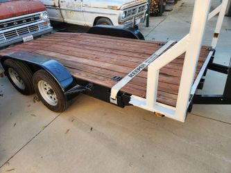 Flatbed Utility Trailer with Tandem Axle