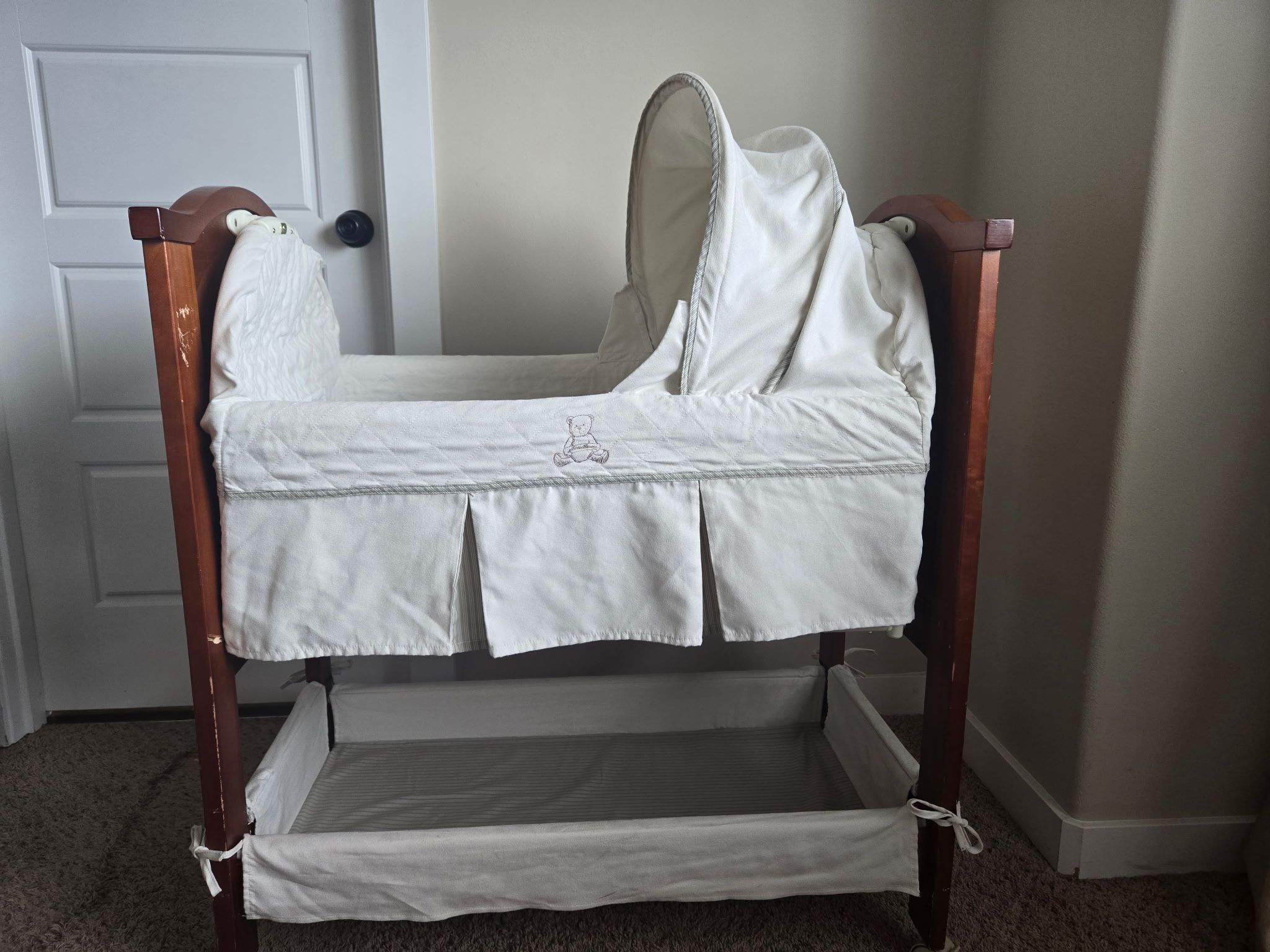 Wooden Baby Bassinet