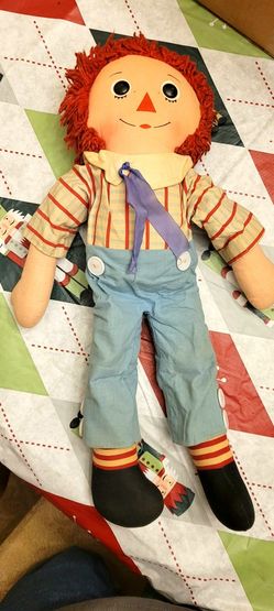'60s Vintage Raggedy Andy Doll by Knickerbocker 