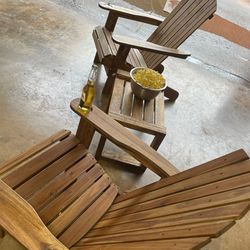 Adirondack chair set( stain and delivery included in price)