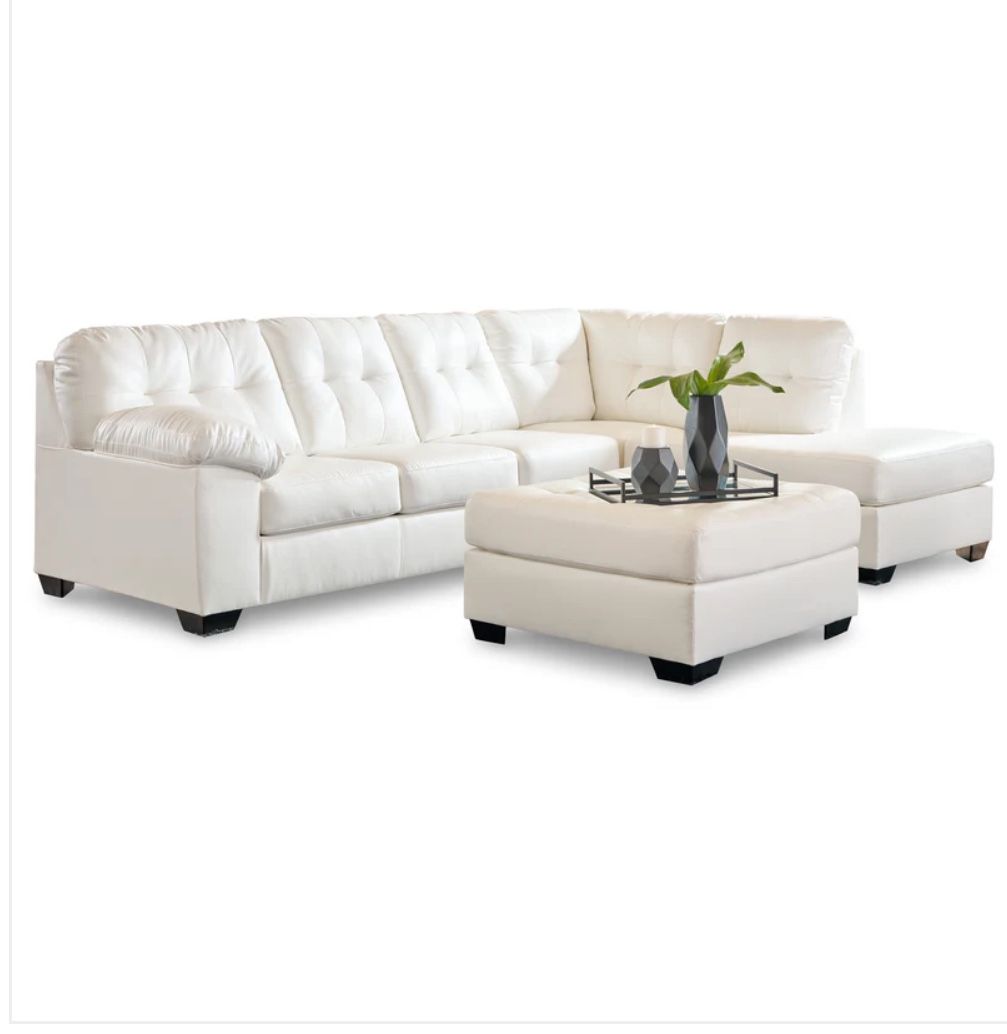 White Leather Couch